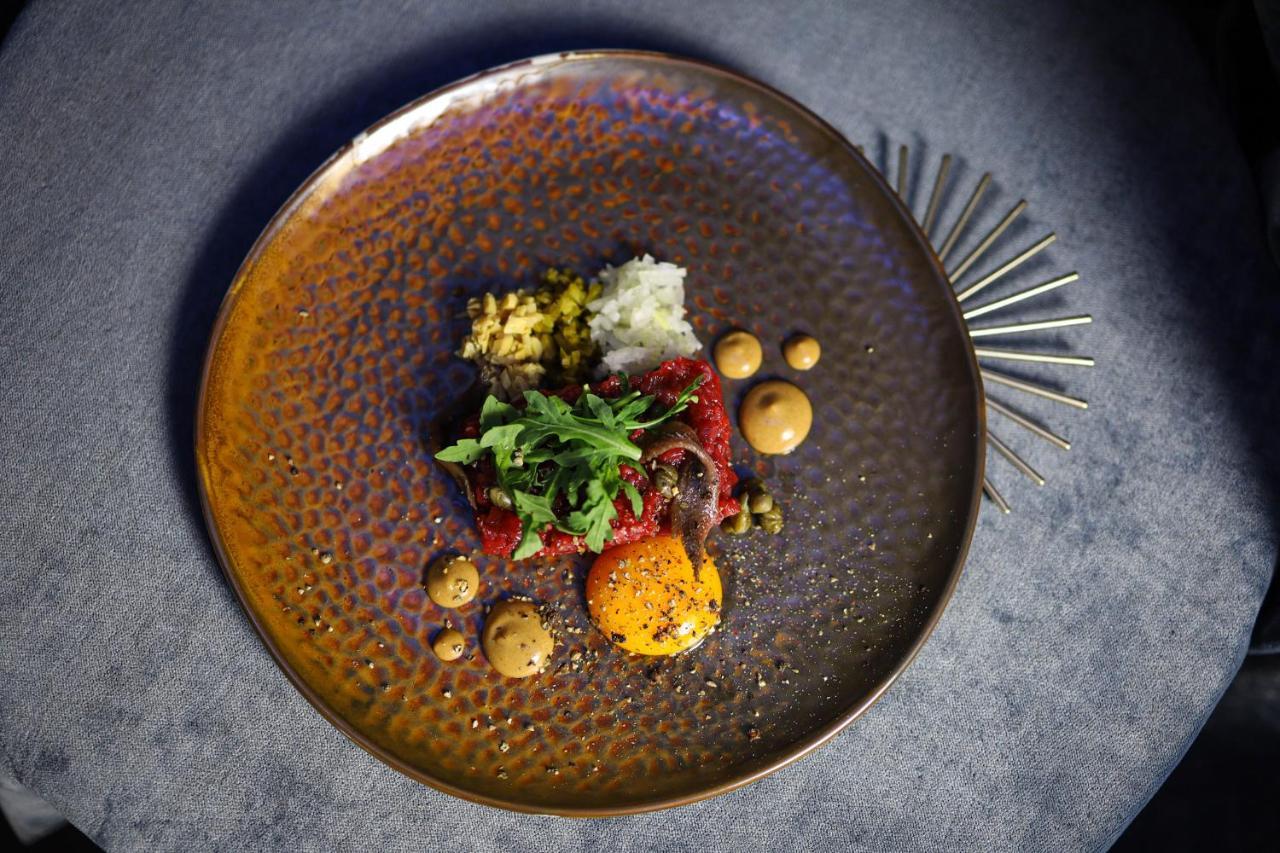 Niebieski Art Hotel & Spa Cracovia Exterior foto A dish at the restaurant