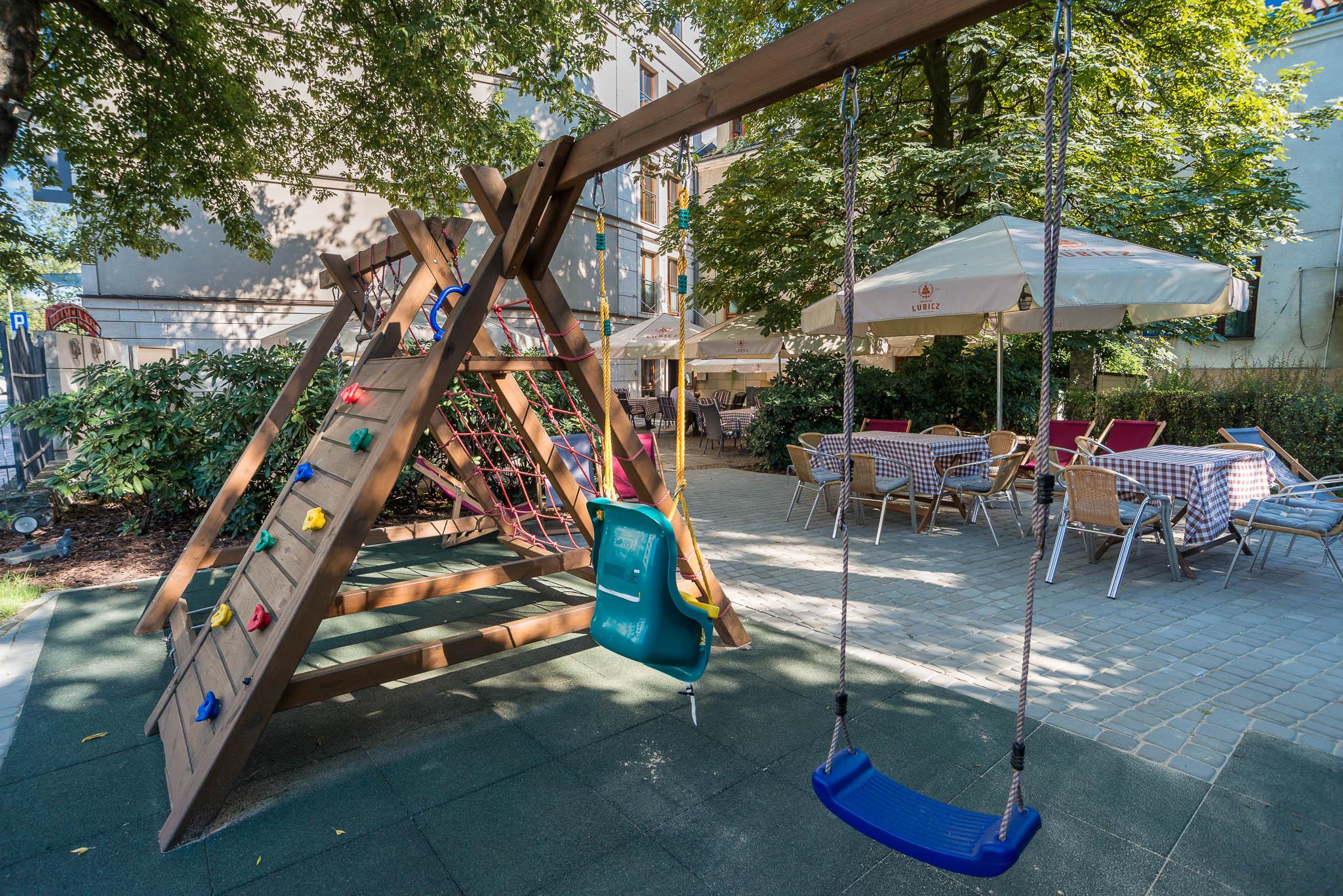 Niebieski Art Hotel & Spa Cracovia Exterior foto Playground